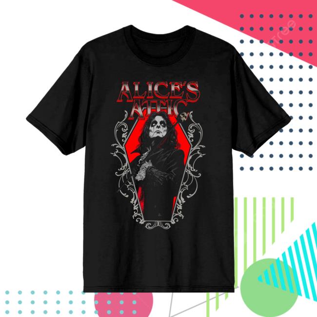 Alice Cooper Merch Shop Alice's Attic Coffin Tee