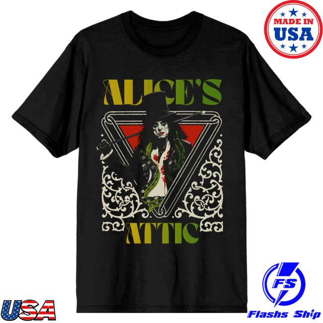 Alice Cooper Merch Shop Gradient Logo Tour Tee
