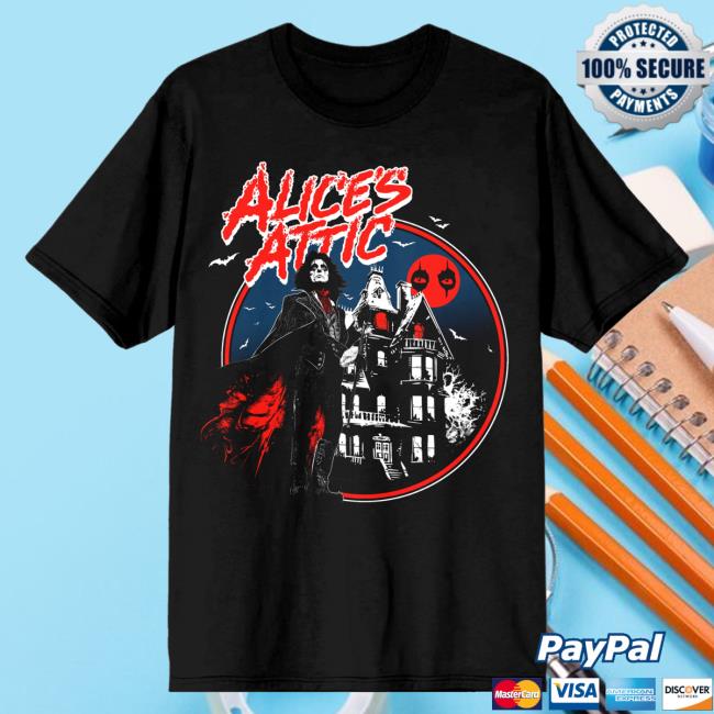 Alice Cooper Merch Shop Haunted House Tee