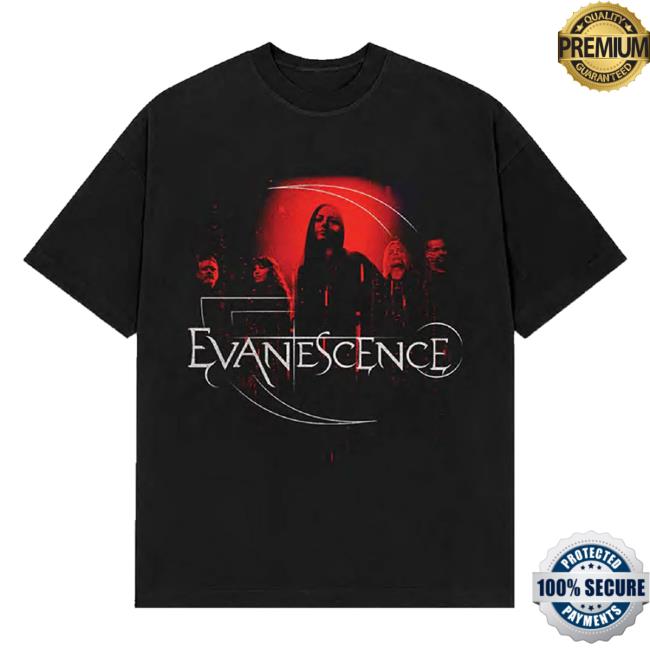 Evanescence Store Merch Group Photo Logo Itin Tee