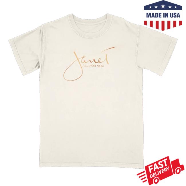 Janet Jackson Merch Shop All For You Date Tee 5 Janet Jackson Merch Shop All For You Date Tee