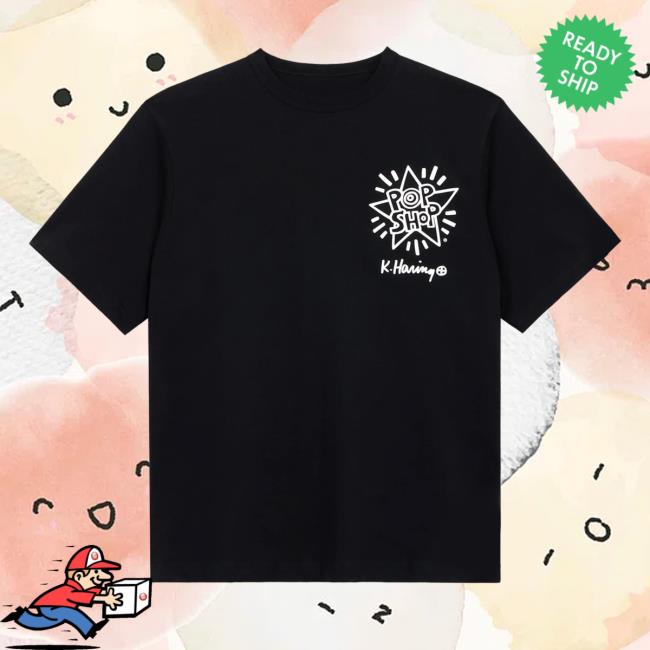 Nakamura Keith Haring Collection Merch Store Alpha Industries Keith Haring Graphic T-Shirt Pop Shop