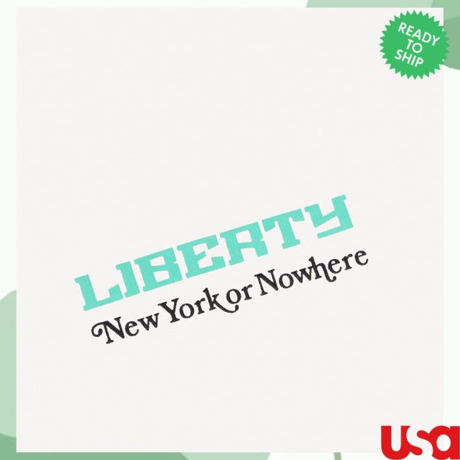 Newyork Or Nowhere Merch Store Liberty Allegiance Crop T-Shirt