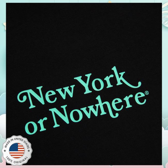 Newyork Or Nowhere Merch Store Liberty Motto T-Shirt