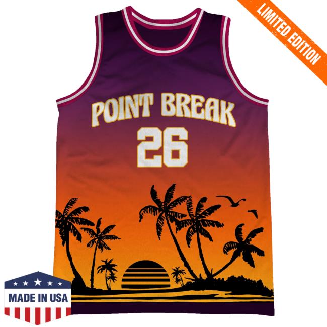 Point Break Festival Merch Store Shop 2026 Sunset Basketball Jersey 5 Point Break Festiva Merch Store Shop 2026 Sunset Basketball Jersey