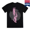 The Cure Merch Shop Vertical Festival Summer Black Pink T-Shirt
