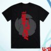 The Cure Merch Shop Vertical Festival Summer Black Red T-Shirt