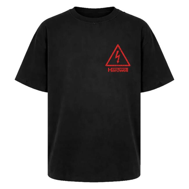 The Revealed Clothing Store Merch Hardwell Warning T-Shirt 5 The Revealed Clothing Store Merch Hardwell Warning T-Shirt