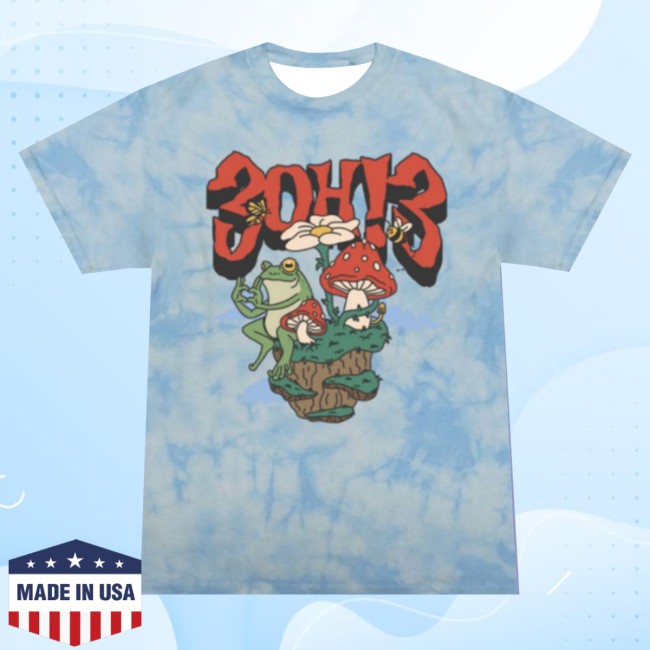 3Oh3 Merch Store Frog Tie Dye Tee 2 3Oh3 Merch Store Frog Tie Dye Tee