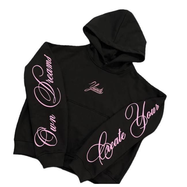 999Yessirskiii Merch Store Create Your Own Dreams Black Hoodie 4 999Yessirskiii Merch Store Create Your Own Dreams Black Hoodie