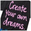 999Yessirskiii Merch Store Create Your Own Dreams Black Tee 2 999Yessirskiii Merch Store Create Your Own Dreams Black Tee