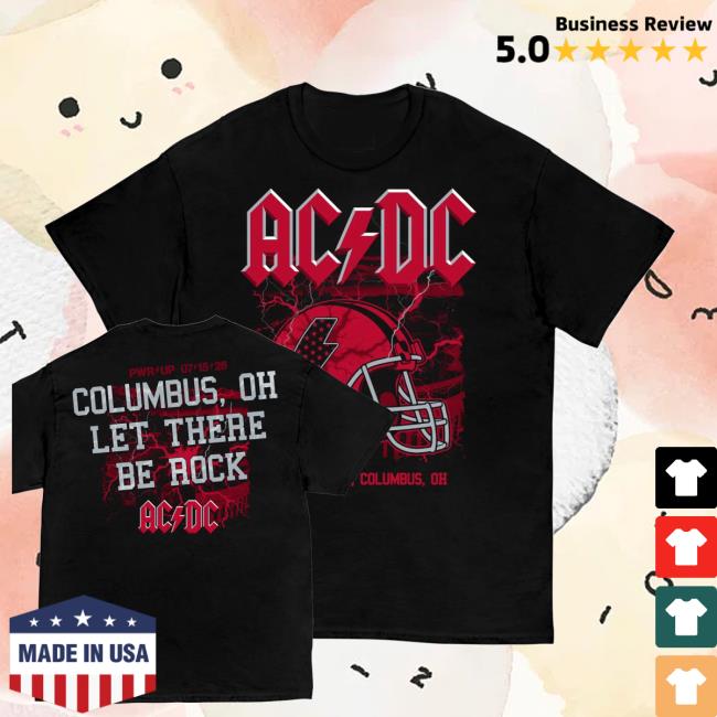 Ac Dc Merch Shop Columbus Pwr Up Tour T-Shirt 3 Ac Dc Merch Shop Columbus Pwr Up Tour T-Shirt