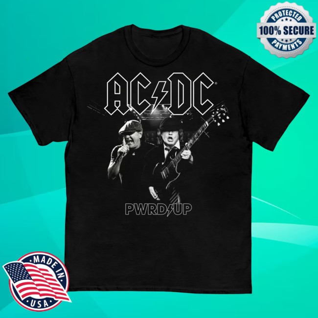 Ac Dc Merch Store Angus And Brian Pwr Up World Tour T-Shirt 3 Ac Dc Merch Store Angus And Brian Pwr Up World Tour T-Shirt
