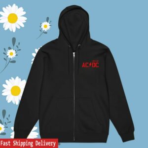 Ac Dc Merch Store Angus Lightning Bolt Pwr Up Tour Zip Hoodie