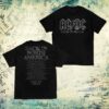 Ac Dc Merch Store Back In Black Pwr Up Tour T-Shirt