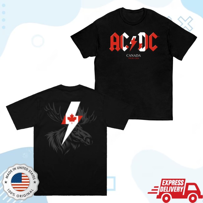 Ac Dc Merch Store Canada Pwr Up Tour T-Shirt 5 Ac Dc Merch Store Canada Pwr Up Tour T-Shirt