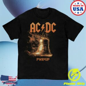 Ac Dc Merch Store Hells Bells Lightning Pwr Up Tour T-Shirt