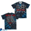 Ac Dc Merch Store Lightning Tie Dye Pwr Up Tour T-Shirt 2 Ac Dc Merch Store Lightning Tie Dye Pwr Up Tour T-Shirt