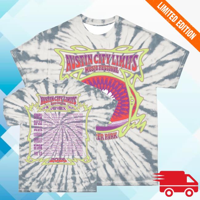 Acl Music Festival Merch Store Shop Daisy Lineup Tee 3 Acl Music Festival Merch Store Shop Daisy Lineup Tee
