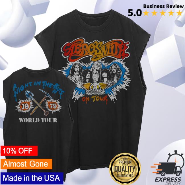 Aerosmith Merch Store Shop 1979 Sleeveless T-Shirt 3 Aerosmith Merch Store Shop 1979 Sleeveless T-Shirt