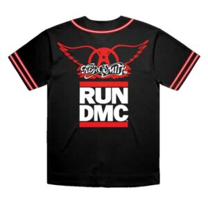 Aerosmith Store Merch Aerosmith X Run Dmc Walk This Way Baseball Jersey