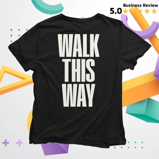 Aerosmith Store Merch Aerosmith X Run Dmc Walk This Way Illustrated Shirt