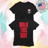 Aerosmith Store Merch Aerosmith X Run Dmc Walk This Way Logo Shirt