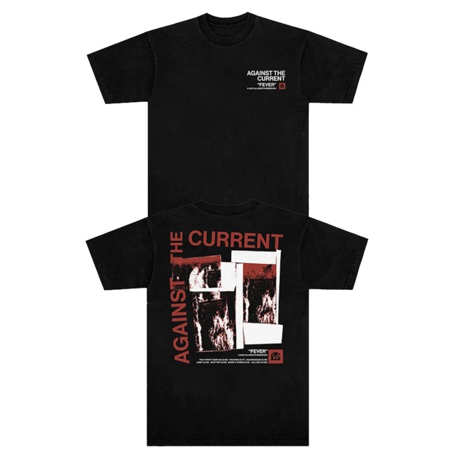 Against The Current Store Merch Tracklist Shirt 2 Against The Current Store Merch Tracklist Shirt