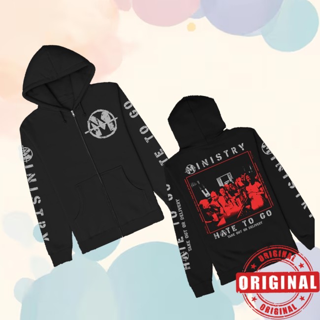 Al Jourgensen Merch Store Hate To Go Zip Up Hoodie Black 3 Al Jourgensen Merch Store Hate To Go Zip Up Hoodie Black