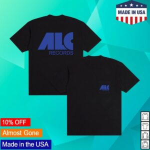 Alc Records Merch Store Nouveau Logo Shirt Black