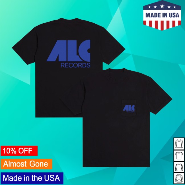 Alc Records Merch Store Nouveau Logo Shirt Black 2 Alc Records Merch Store Nouveau Logo Shirt Black