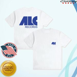 Alc Records Merch Store Nouveau Logo Shirt White