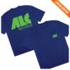 Alc Records Merch Store Nouveau Logo Shirt Blue