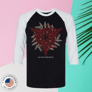 Alter Bridge Store Merch Snakes Raglan Tee