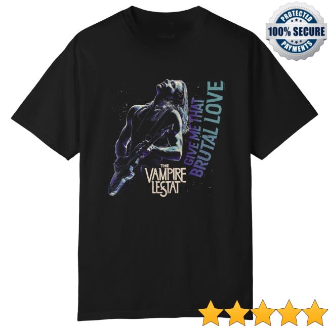 Amc Merch Store Shop The Vampire Lestat Brutal Love T-Shirt 2 Amc Merch Store Shop The Vampire Lestat Brutal Love T-Shirt