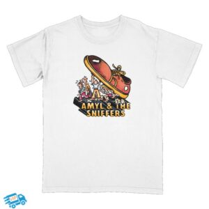 Amyl And The Sniffers Store Merch Cartoon 2026 Tour Shirt