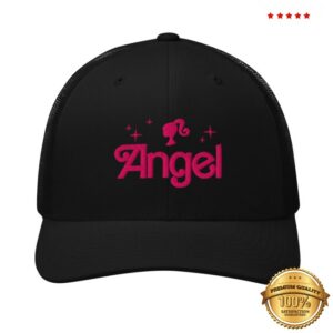 Angel Reese Merch Store Angel X Barbie Black Hat