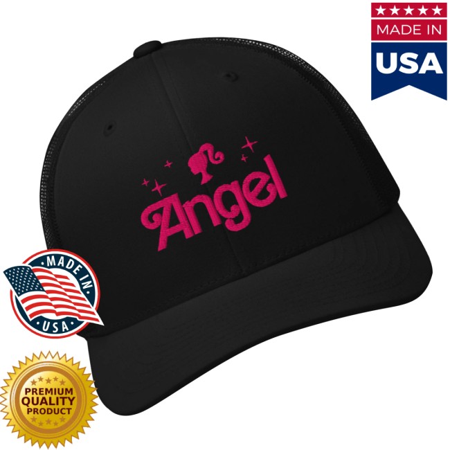 Angel Reese Merch Store Angel X Barbie Black Hat 3 Angel Reese Merch Store Angel X Barbie Black Hat