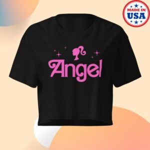 Angel Reese Merch Store Angel X Barbie Crop