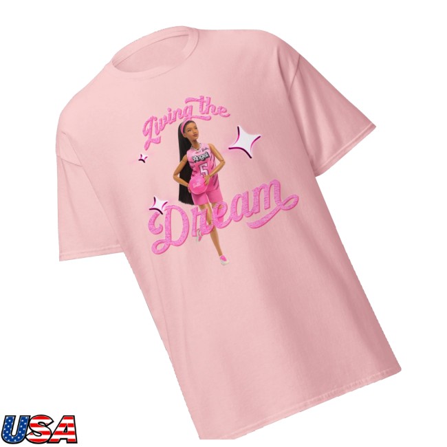 Angel Reese Store Merch Barbie Living The Dream Shirt 3 Angel Reese Store Merch Barbie Living The Dream Shirt