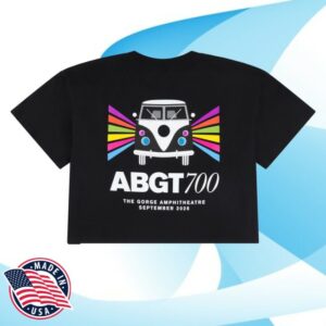 Anjunabeats Merch Shop Above & Beyond Abgt700 Logo Crop Tee