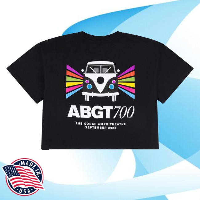 Anjunabeats Merch Shop Above & Beyond Abgt700 Logo Crop Tee