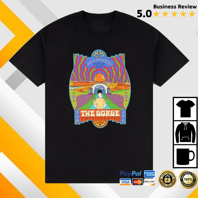 Anjunabeats Merch Shop Anjunadeep Open Air (The Gorge) X Andrew Mcgranahan Shirt Black