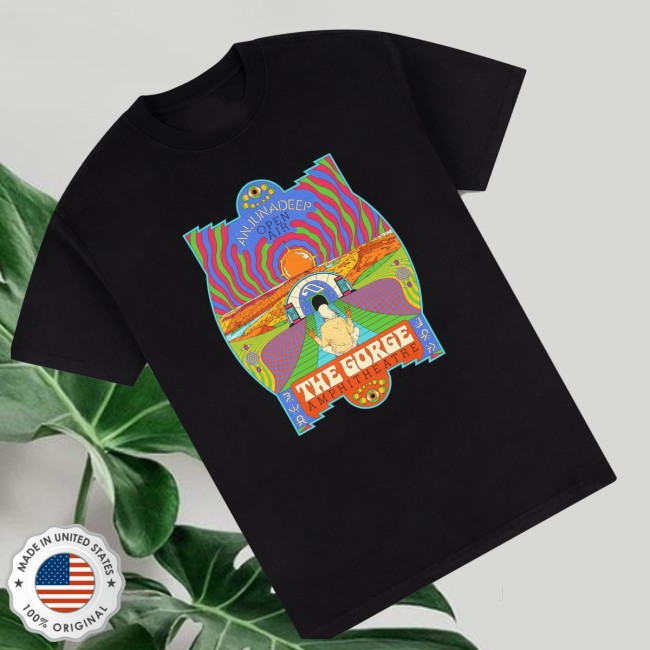 Anjunabeats Merch Shop Anjunadeep Open Air (The Gorge) X Andrew Mcgranahan Shirt Black