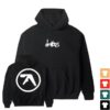 Aphex Twin Merch Store Drukqs Dual Logo Heavyweight Hoodie Black