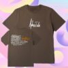 Aphex Twin Merch Store Drukqs Handwritten Tracklist T-Shirt