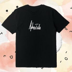 Aphex Twin Merch Store Drukqs Scribble Logo T-Shirt Black