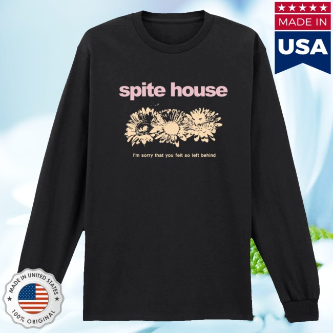 Apms Merch Store Spite House Flower Longsleeve - Black 2 Apms Merch Store Spite House Flower Longsleeve - Black