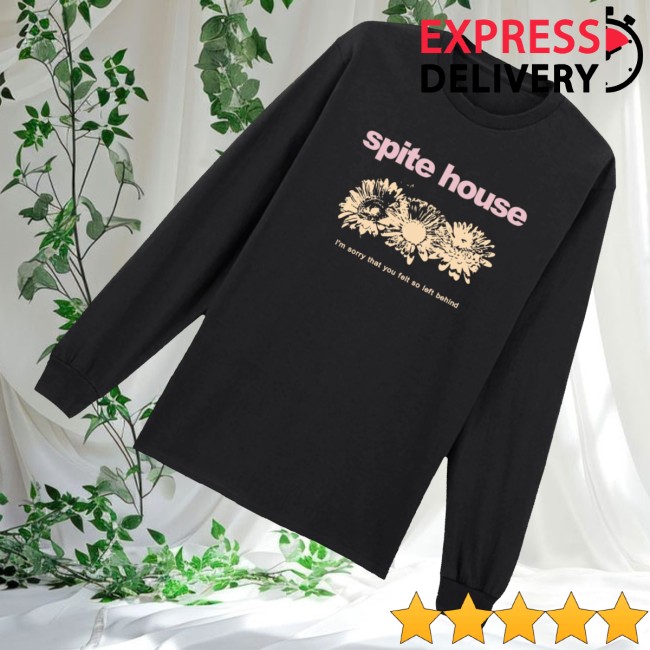 Apms Merch Store Spite House Flower Longsleeve - Black 3 Apms Merch Store Spite House Flower Longsleeve - Black