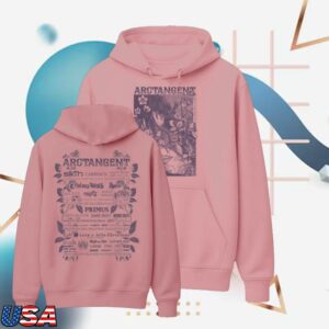 Arctangent Merch Shop 2026 Lineup Hoodie Pink